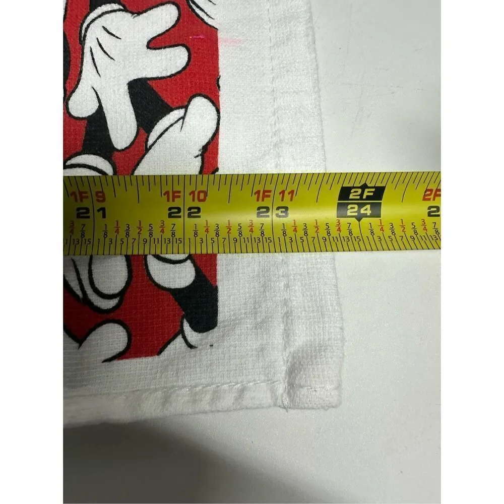 Disney Mickey Mouse  Kitchen Towel 14” X 23” 100% Cotton Scattered Hands